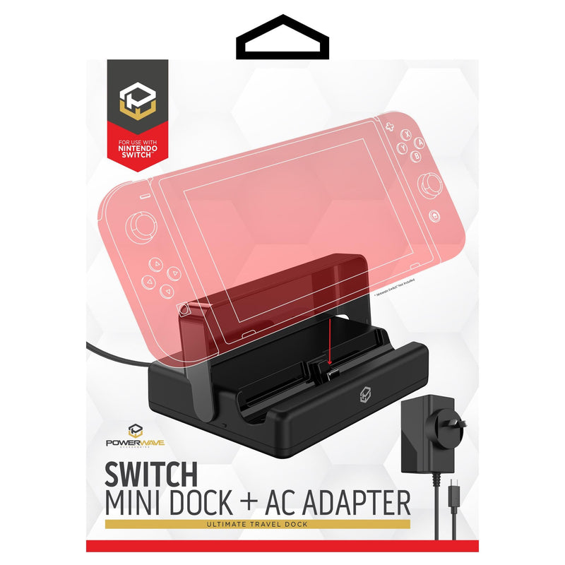 Powerwave Switch Mini Dock and AC Adapter