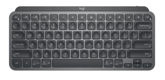 Logitech MX Keys Mini Minimalist Wireless Illuminated Keyboard - Graphite