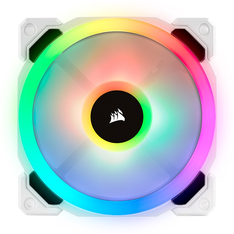 Corsair Light Loop Series White LL120 RGB 120mm Dual Light Loop Fan