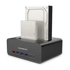 Simplecom SD352 USB 3.0 to Dual SATA HDD Aluminium Docking Station