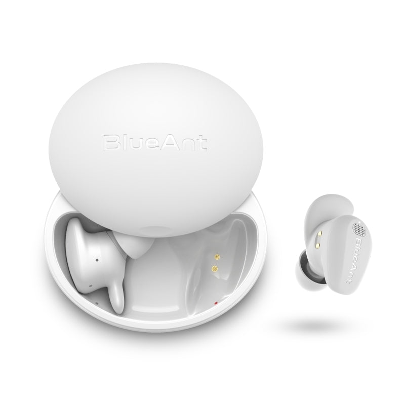 BlueAnt Pump Air EPIC True Wireless Earbuds - White