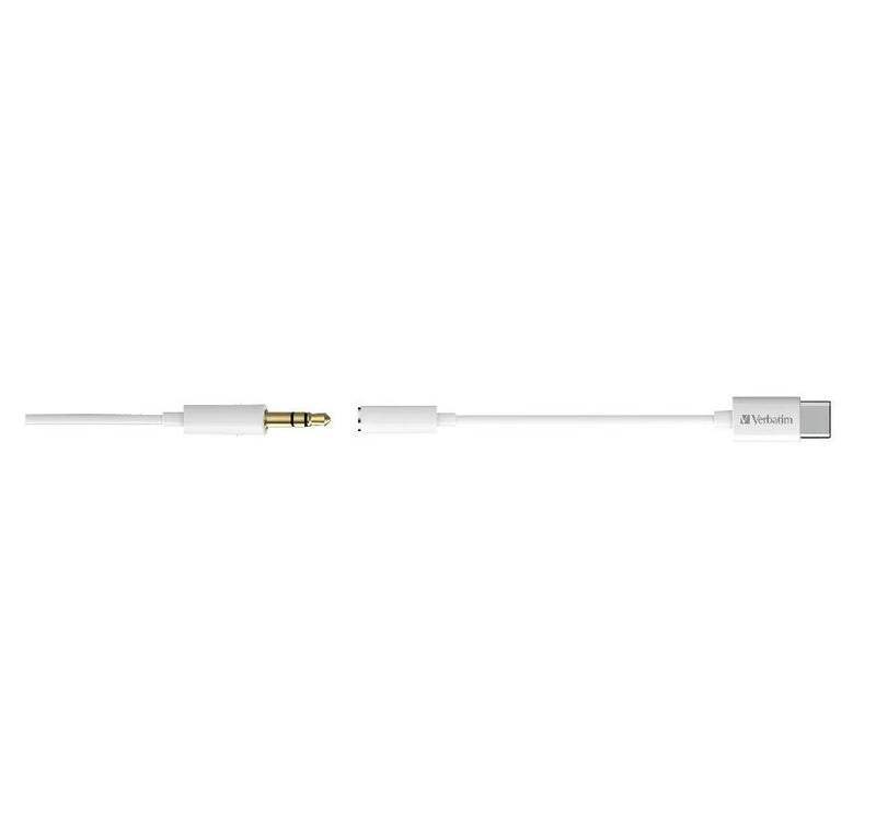 Verbatim USB-C to 3.5mm Headphone Jack 10cm