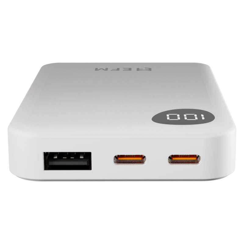 EFM 5,000mAh Essential Power Bank - White