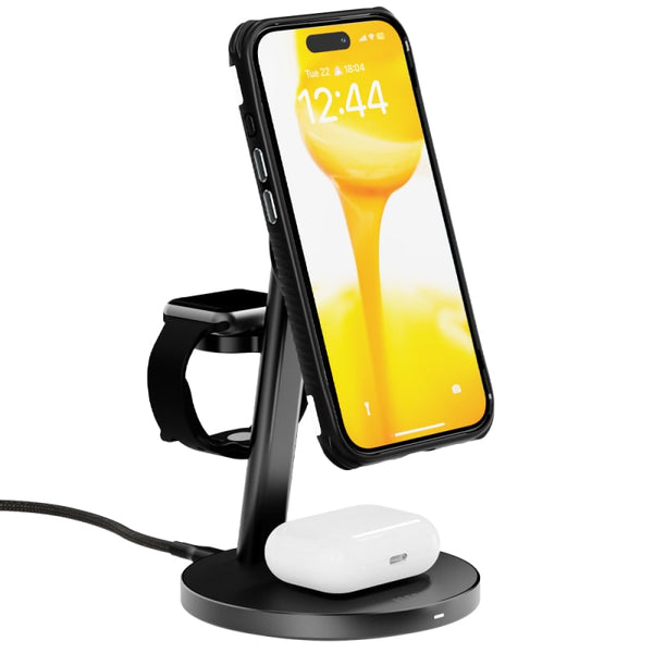 EFM Qi2 Trio Wireless Charge Stand