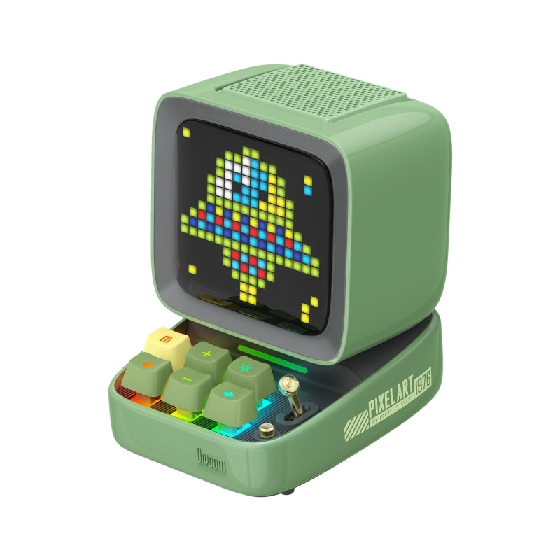 Divoom DITOO PRO Retro Pixelart 15-Watt Bluetooth Speaker - Green