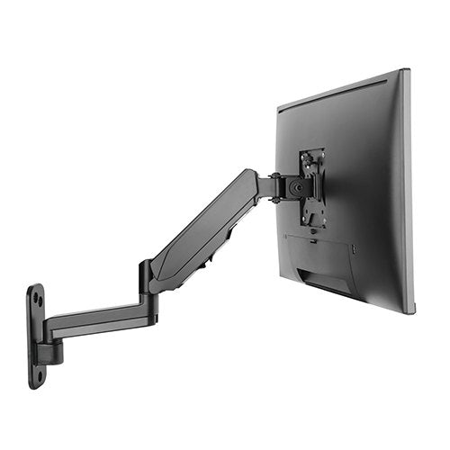 Brateck Single Screen Wall-Mounted Gas Spring Monitor Arm 17"-32"