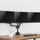 Brateck Triple Monitor Mount with USB Ports - 17"-27"