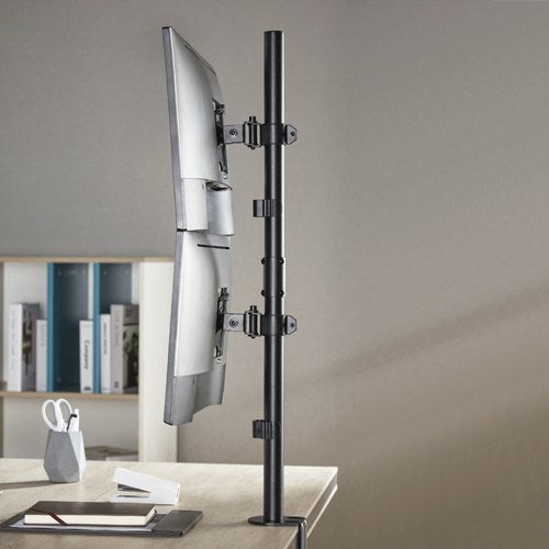 Brateck Vertical Pole Mounted Dual Screen Monitor Mount - 17" - 32"