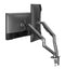 Brateck Dual Monitor Economical Spring-Assisted Monitor Arm - 17"-32 - Space Grey