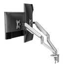 Brateck Dual Monitor Economical Spring-Assisted Monitor Arm - 17"-32 - Matte Grey