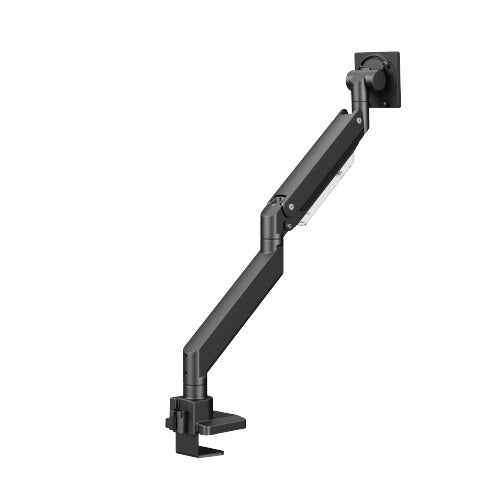 Brateck Super Heavy Duty Gas Spring Monitor Arm With USB-A And USB-C Ports 17'-57' - Matte Black