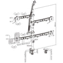 Brateck Dual-Monitor All-in-One Studio and Streaming Setup Desktop Mount