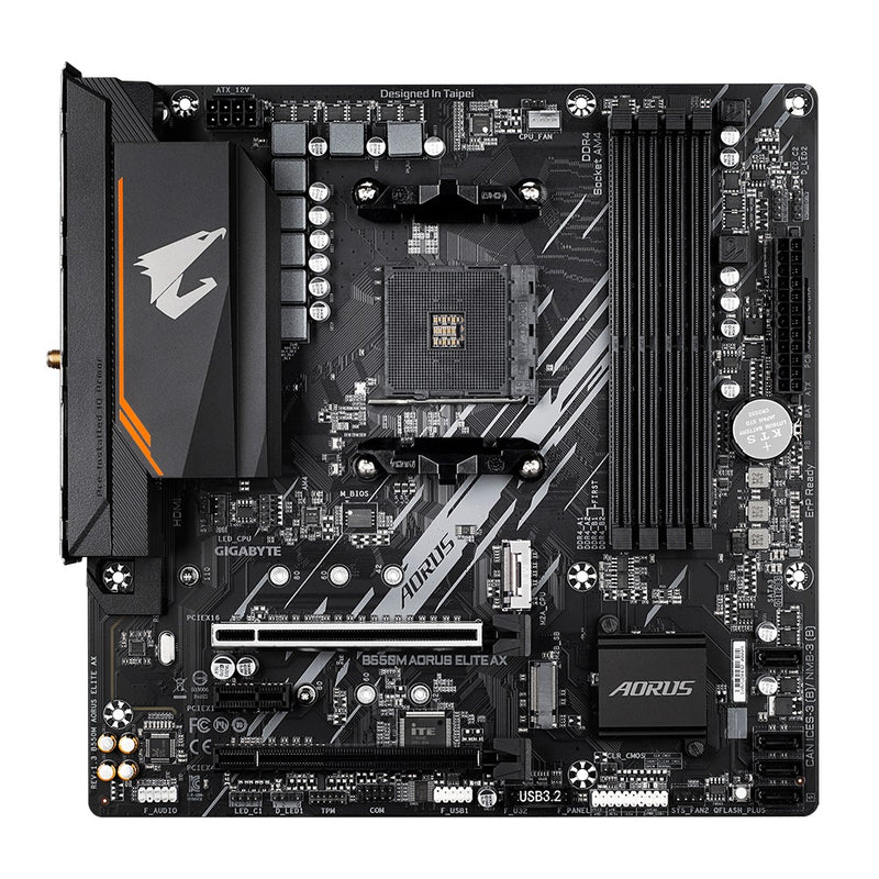 Gigabyte B550M AORUS ELITE AX AMD Ryzen M-ATX Motherboard