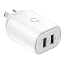 Cygnett PowerPlus 12W Dual Port (2x USB-A 12W) Wall Charger