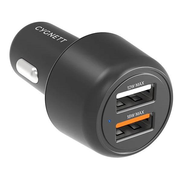 Cygnett CarPower 30W Dual Port Car Charger