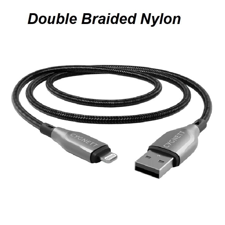 Cygnett Armoured Lightning to USB-A (2.0) Cable (2M)