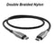 Cygnett Armoured USB-C to USB-C (2.0) Cable (1M)