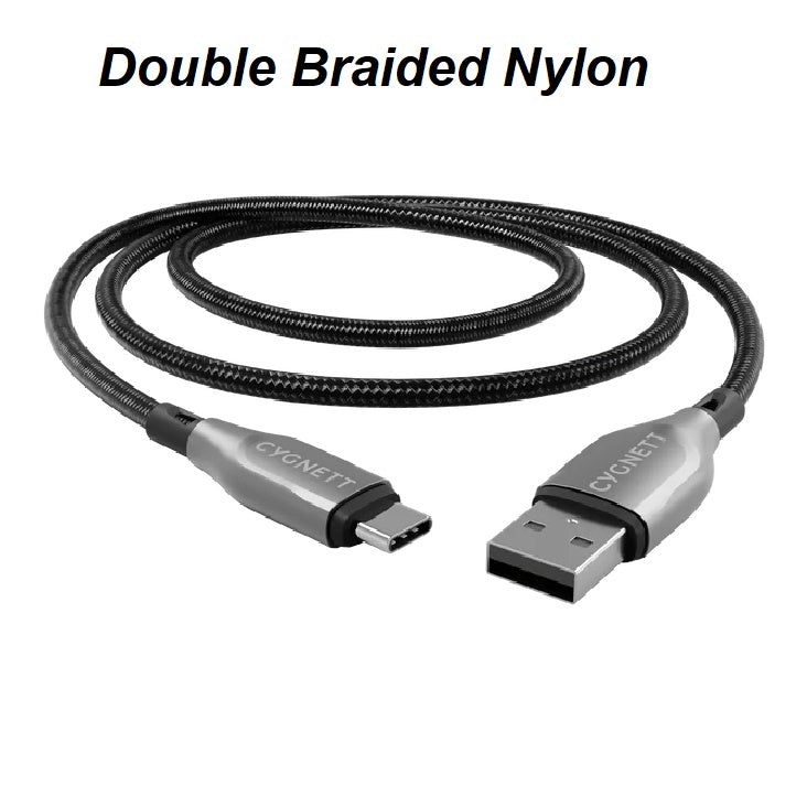 Cygnett Armoured USB-C to USB-A (2.0) Cable (2M)