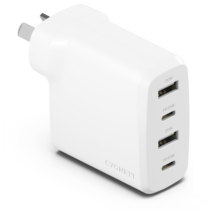 Cygnett PowerPlus 45W Multi Port Fast Wall Charger