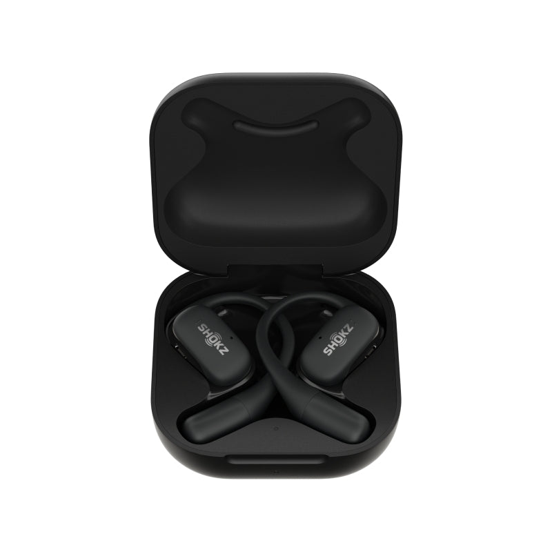 SHOKZ OpenFit Open Ear True Wireless Bone Conduction Earbuds - Black