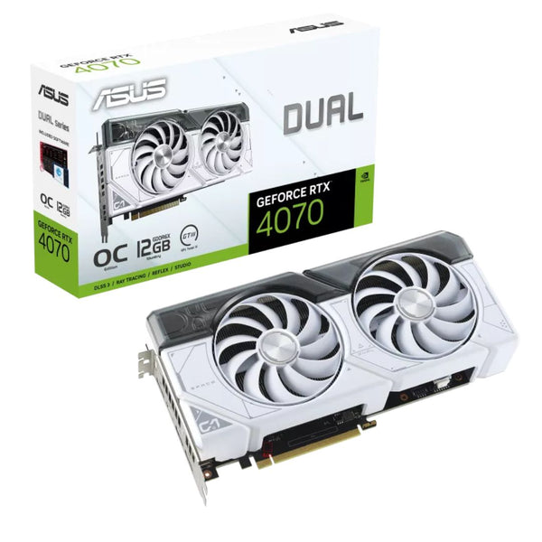 ASUS Dual GeForce RTX 4070 OC 12G White Edition