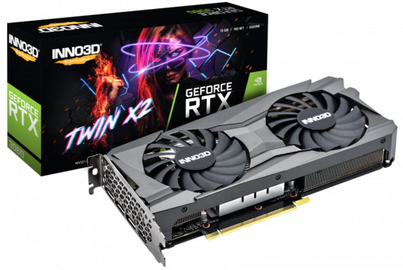 INNO3D NVidia GEFORCE RTX 3060 TWIN X2 12GB Video Card