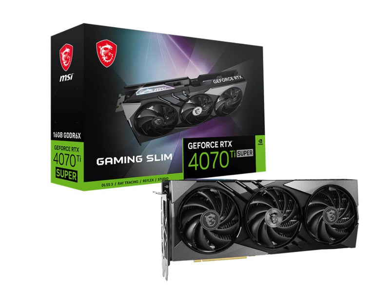 MSI GeForce RTX 4070 Ti SUPER 16G GAMING X SLIM GDDR6