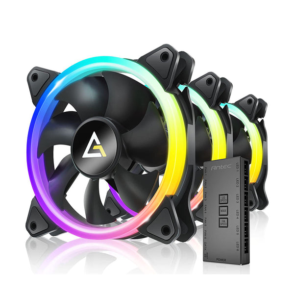 Antec Neon 12 ARGB 3 PK Full Spectrum ARGB Fan with ARGB Controller