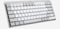 Logitech MX Mechanical Mini for Mac Minimalist Wireless Illuminated Keyboard - White