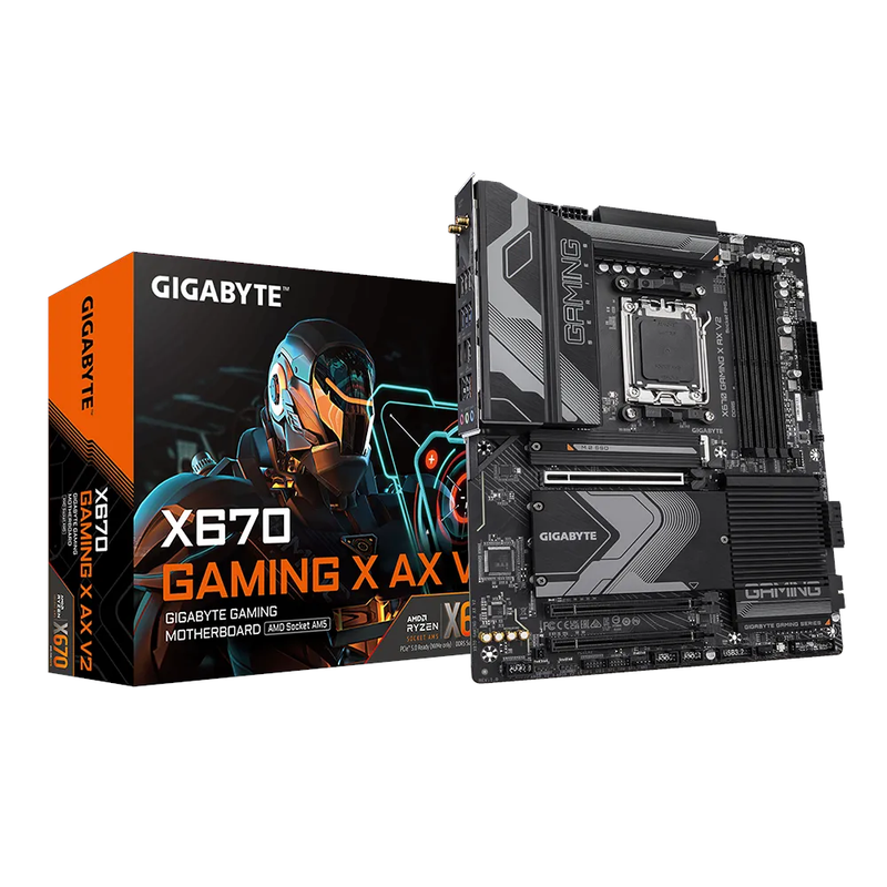 Gigabyte X670 Gaming X AX V2 AM5 ATX Desktop Motherboard