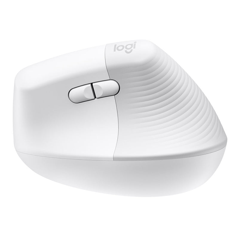 Logitech Lift Vertical Ergonomic Wireless Optical Mouse - Off White