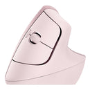 Logitech Lift Vertical Ergonomic Wireless Optical Mouse - Rose