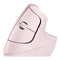 Logitech Lift Vertical Ergonomic Wireless Optical Mouse - Rose