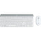 Logitech MK470 Slim Wireless Keyboard And Mouse Combo - White