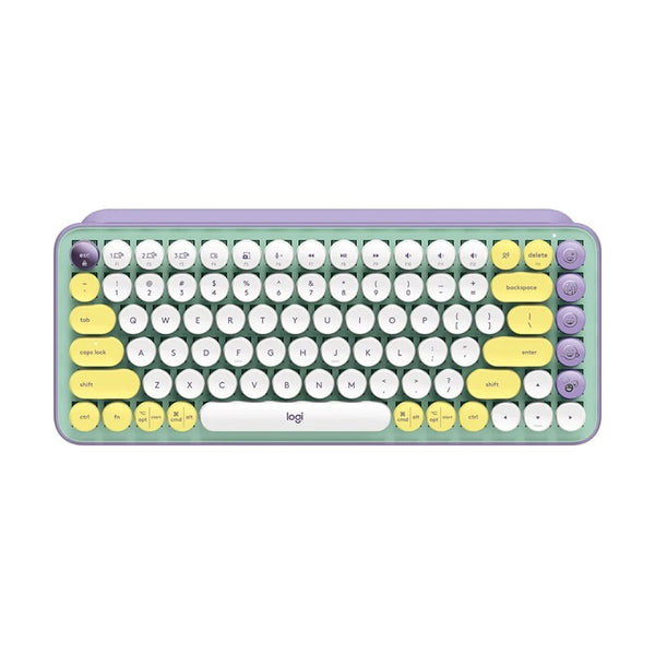 Logitech POP Keys Wireless Mechanical Keyboard With Emoji Keys - Daydream Mint