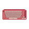 Logitech POP Keys Wireless Mechanical Keyboard With Emoji Keys - Heartbreaker Rose