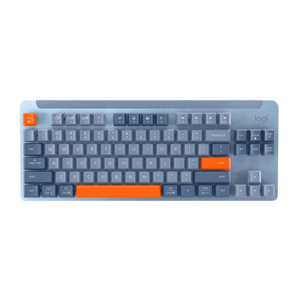 Logitech K855 Wireless Mechanical TKL  Keyboard - Blue Grey