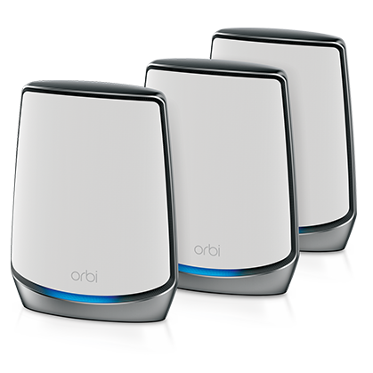 Netgear Orbi AX6000 Tri-band Mesh WiFi 6 System- 3 pack