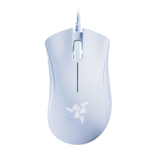 Razer DeathAdder Ergonomic Wired Gaming Mouse - White Edition