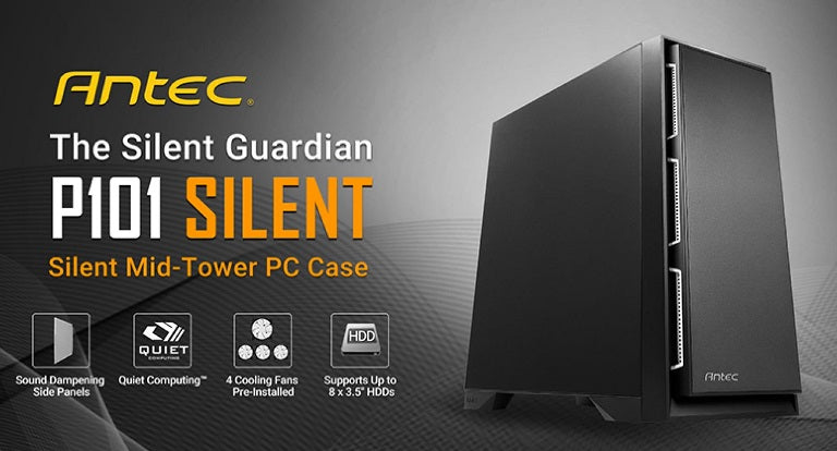 Antec P101 Silent ATX, E-ATX Case