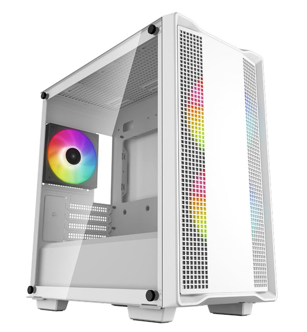 DeepCool CC360 ARGB White Micro-ATX Case