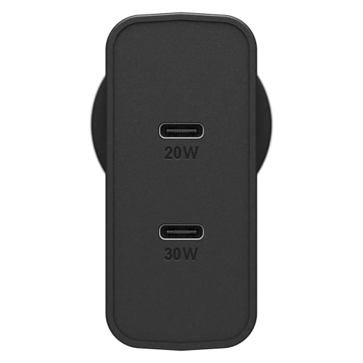 OtterBox USB-C Dual Port Wall Charger - 50W Fast Charge