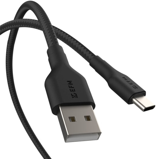 EFM USB-A to USB-C Braided 2M Cable