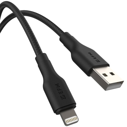 EFM USB-A to Lightning Braided 2M Cable