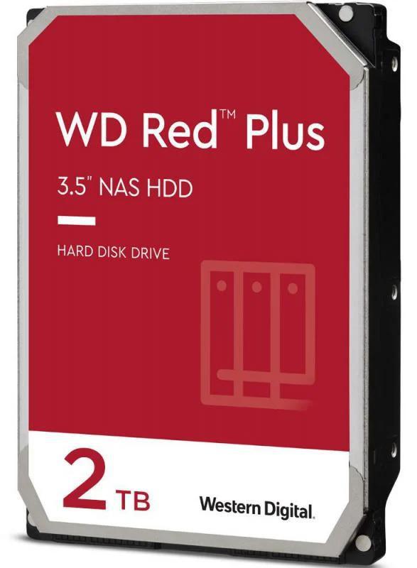 WD WD20EFPX 2TB Red Plus 3.5" 7200RPM SATA NAS Hard Drive