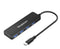 Simplecom CH340 Compact USB-C to 4 Port USB-A Hub
