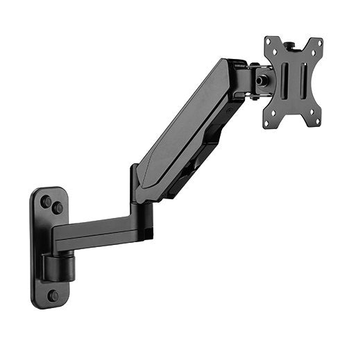Brateck Single Screen Wall-Mounted Gas Spring Monitor Arm 17"-32"