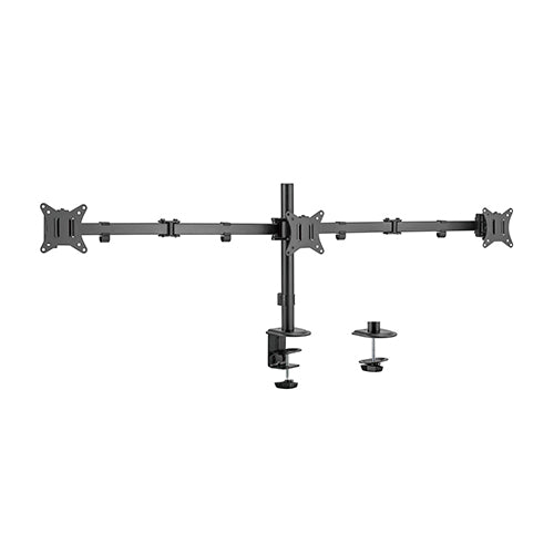 Brateck Triple-Monitor Steel Articulating Monitor Mount - 17"-27"