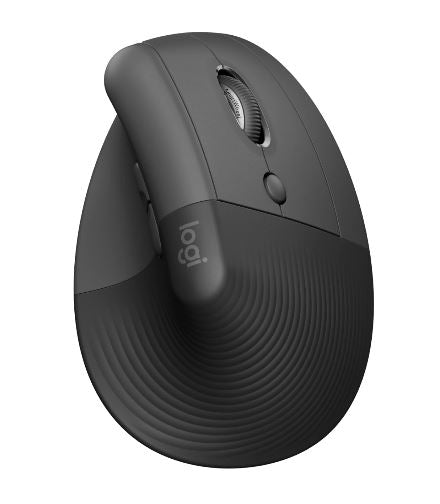 Logitech Lift Vertical Ergonomic Mouse - Graphite