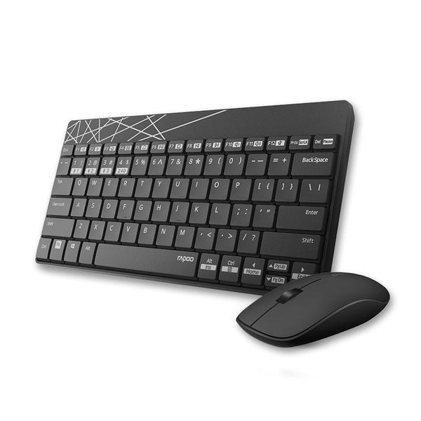 RAPOO 8000M Compact Wireless Keyboard And Mouse Combo